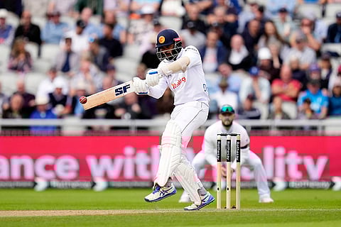 England and Sri Lanka 1st Test Day 1: Sri Lanka's Dhananjaya de Silva bats against England
